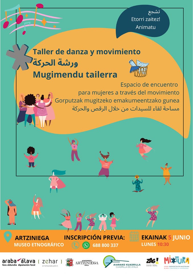 Taller de danza y movimiento para mujeres